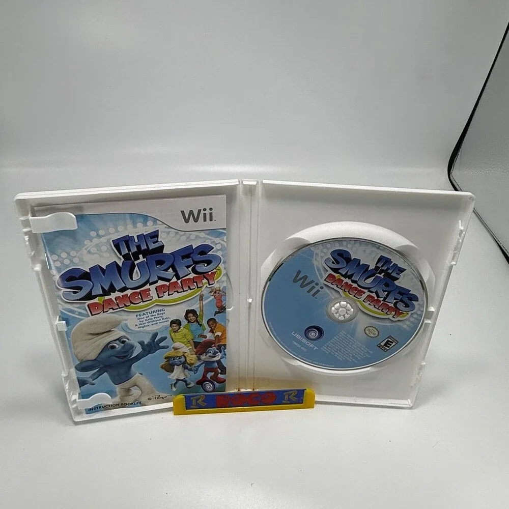 The Smurfs Dance Party Wii (Nintendo Wii, 2011) Complete W/ Manual